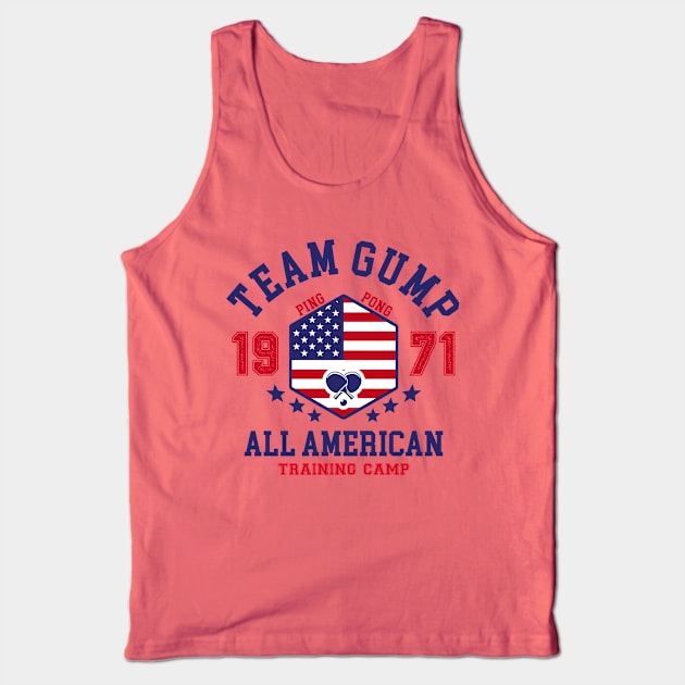 Team Gump All-American Ping Pong Tank Top by NotoriousMedia